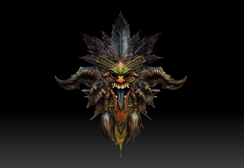 Diablo- Witch Doctor- Crest