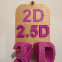 2D 2.5D 3D Dualstrusion - Thumbnail 3