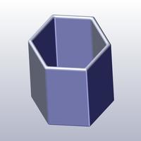 Hexagonal Pencil Pots in Tray - Thumbnail 2