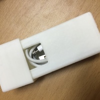 Small iphone cable case 3D Printing 92510