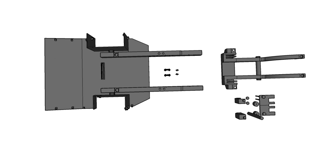 MJ-1B Bomb Lift- chassis 3D Print 92547