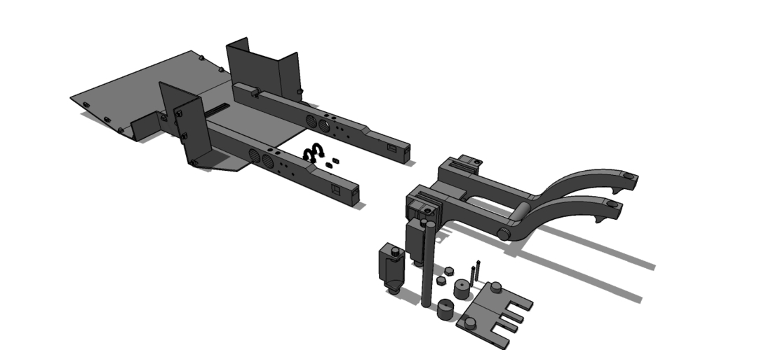 MJ-1B Bomb Lift- chassis 3D Print 92548