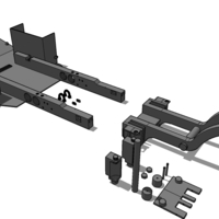 Small MJ-1B Bomb Lift- chassis 3D Printing 92548