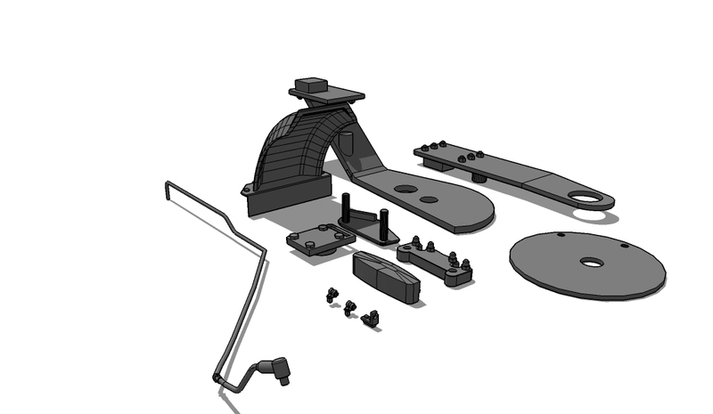 MJ-1B Bomb Lift- right front wheel accessories