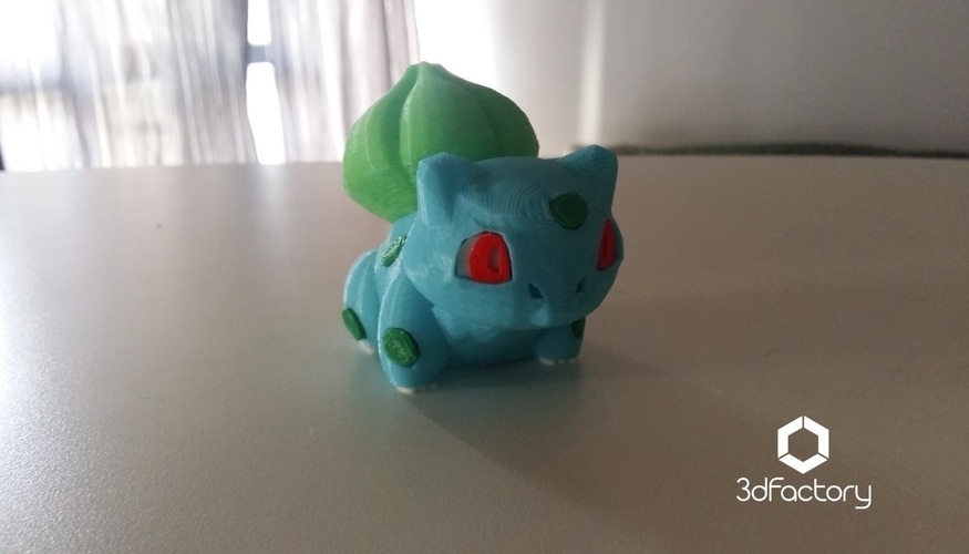 BulbaSaur Pokemon Go 3dFactory Brasil 3D Print 92650