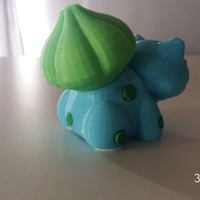BulbaSaur Pokemon Go 3dFactory Brasil - Thumbnail 3