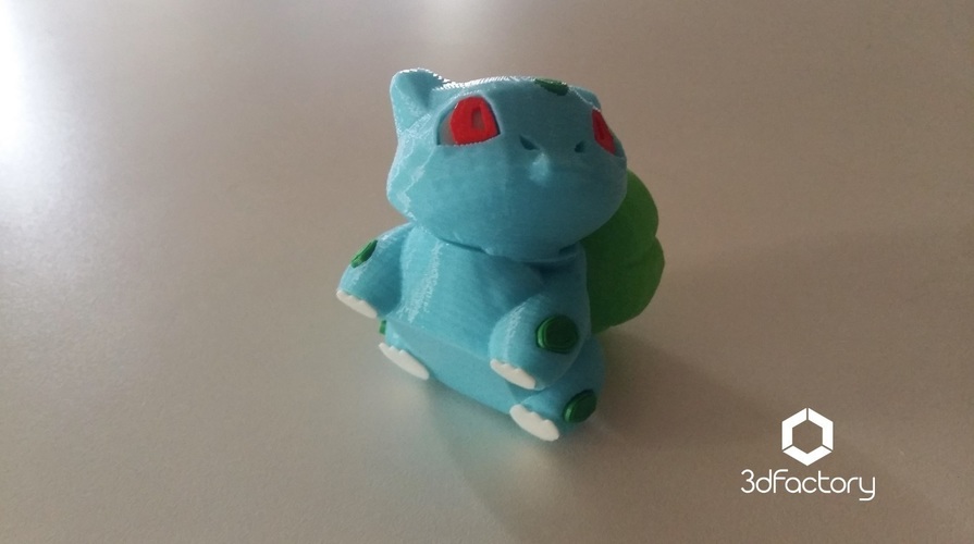 BulbaSaur Pokemon Go 3dFactory Brasil 3D Print 92652