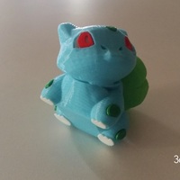 BulbaSaur Pokemon Go 3dFactory Brasil - Thumbnail 4