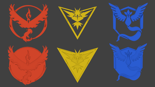 Pokémon GO - Team Pendants