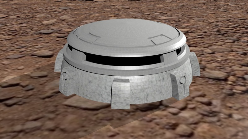 Sci-fi Bunker 28mm-32mm scale