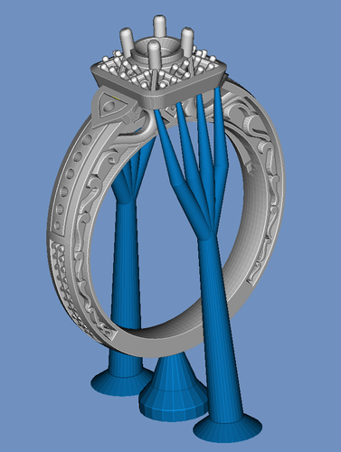 diamond ring 3D Print 92778