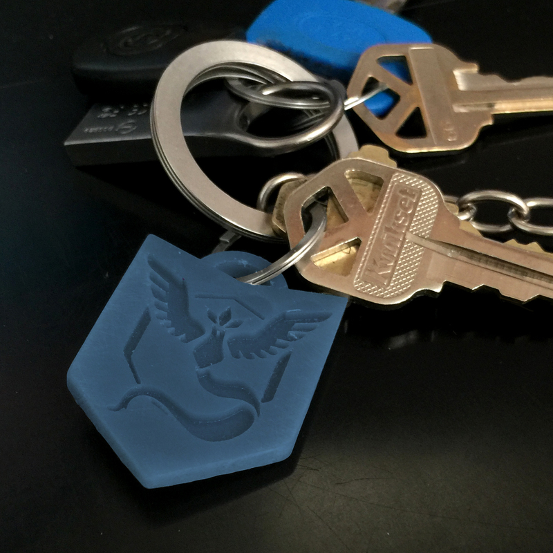 Pokemon Go Team Logo Keychains