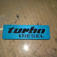 Badges for Volkswagen Golf/Jetta mk2_turbo diesel - Thumbnail 1