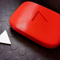 Giant YouTube Button - scaleable, prints w/o support - Thumbnail 4