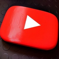 Giant YouTube Button - scaleable, prints w/o support - Thumbnail 5