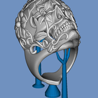 Skull ring - Thumbnail 1