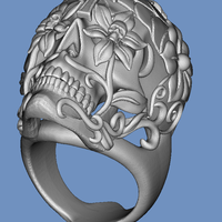 Skull ring - Thumbnail 3