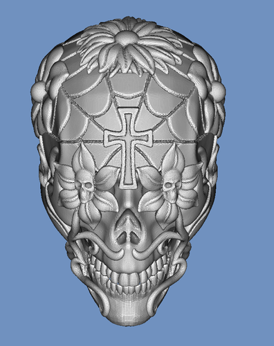 Skull ring 3D Print 92956