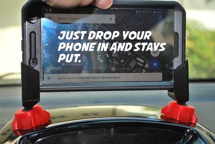 Hovermount - Dashboard Phone Holder 3D Print 92992