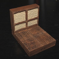 Small OpenForge 2.0 Tudor External Walls (Cross Beams) 3D Printing 93033