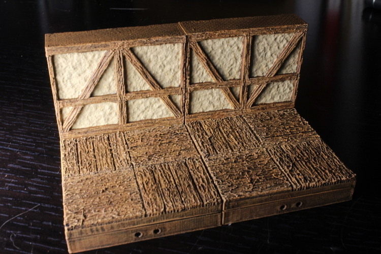 3D Printed OpenForge 2.0 Tudor External Wall Variations (Set 2) by ...