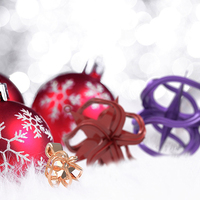 Wavy Point Star Christmas Tree Ornament (Small)     - Thumbnail 3