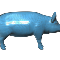 Figurine, toy, a  Pig - Thumbnail 1