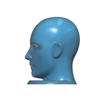 Figurine, bust, -  head on a stand - Thumbnail 4