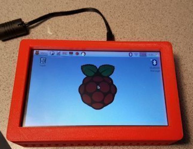 Pi 3 Case for 5" Touch screen 3D Print 93215