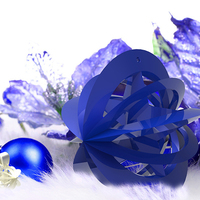 Multi-pointed Star Christmas Tree Ornament (Small)  - Thumbnail 2