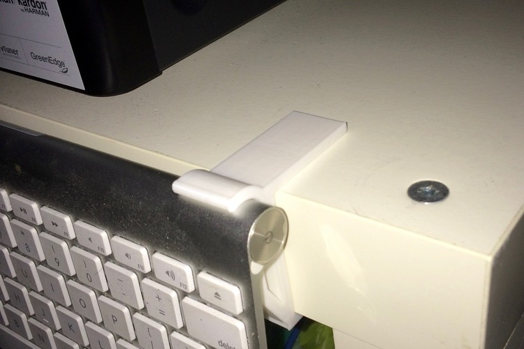 IKEA Expedit / Lack Apple Wireless Keyboard & Trackpad Mount 3D Print 93240
