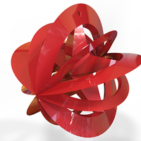 Multi-pointed Star Christmas Tree Ornament (Small)  - Thumbnail 3