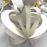 10 Point Star Christmas Necklace Pendant - Thumbnail 1