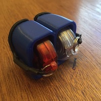 Small Hema fietslampjes protector 3D Printing 93304
