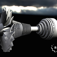 Turbine engine model - Thumbnail 3