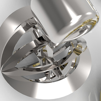 10 Point Star Christmas Necklace Pendant - Thumbnail 4