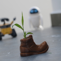 Wall-e Mini Boot Vase 3dFactory Brasil - Thumbnail 2