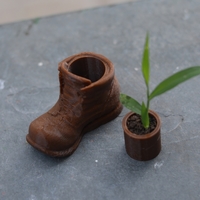 Wall-e Mini Boot Vase 3dFactory Brasil - Thumbnail 3