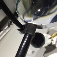 Magnifying Glass Mount For IKEA Jansjö Lamp - Thumbnail 2