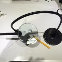 Magnifying Glass Mount For IKEA Jansjö Lamp - Thumbnail 3