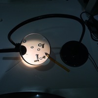 Magnifying Glass Mount For IKEA Jansjö Lamp - Thumbnail 4