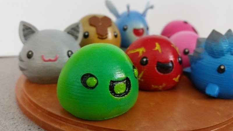 3D Printed Slimes [Slime Rancher] - Boom, Phosphor, Rad & Honey!