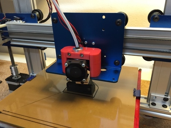 E3D bowden setup for ORD-Bot Hadron (Ordbot)