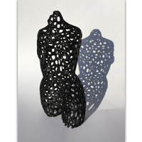 Pink panther woman - voronoi style cut legs - Thumbnail 3
