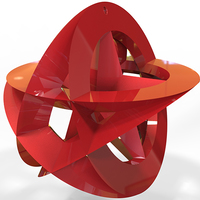 Star Christmas Tree Ornament (Small)         - Thumbnail 2