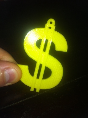 Dollars necklace 3D Print 93403