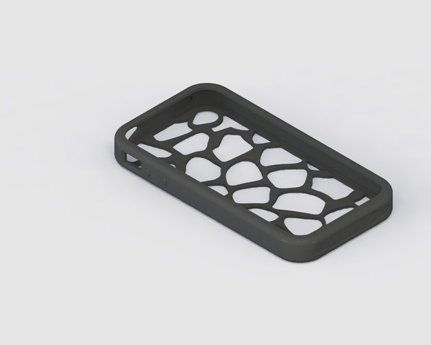 Iphone 4 case flexible giraffe skin 3D Print 93404