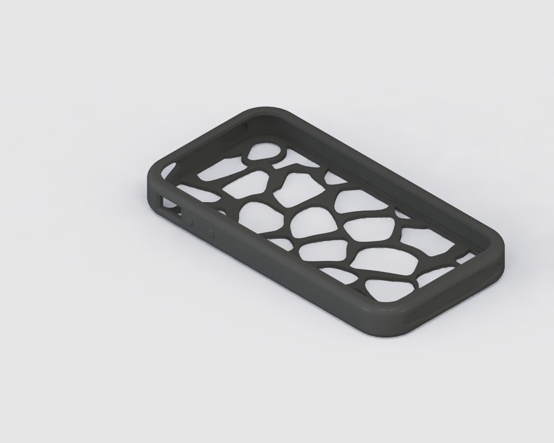 Iphone 4 case flexible giraffe skin