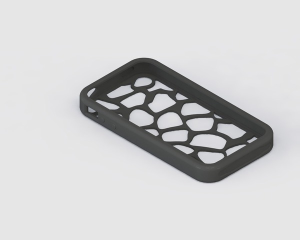 Iphone 4 case flexible giraffe skin