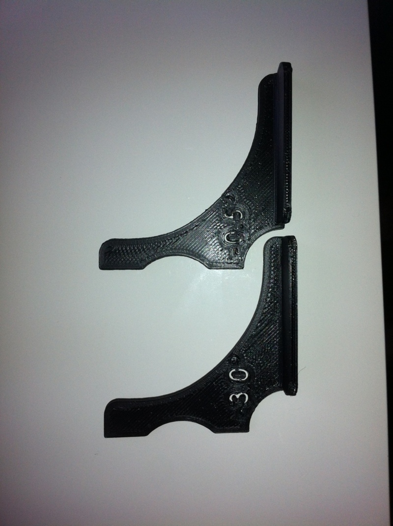 1:10 scale RC buggy camber gauges (0-3°)